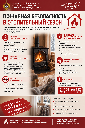 Памятка пожарная безопасность в отопительный сезон